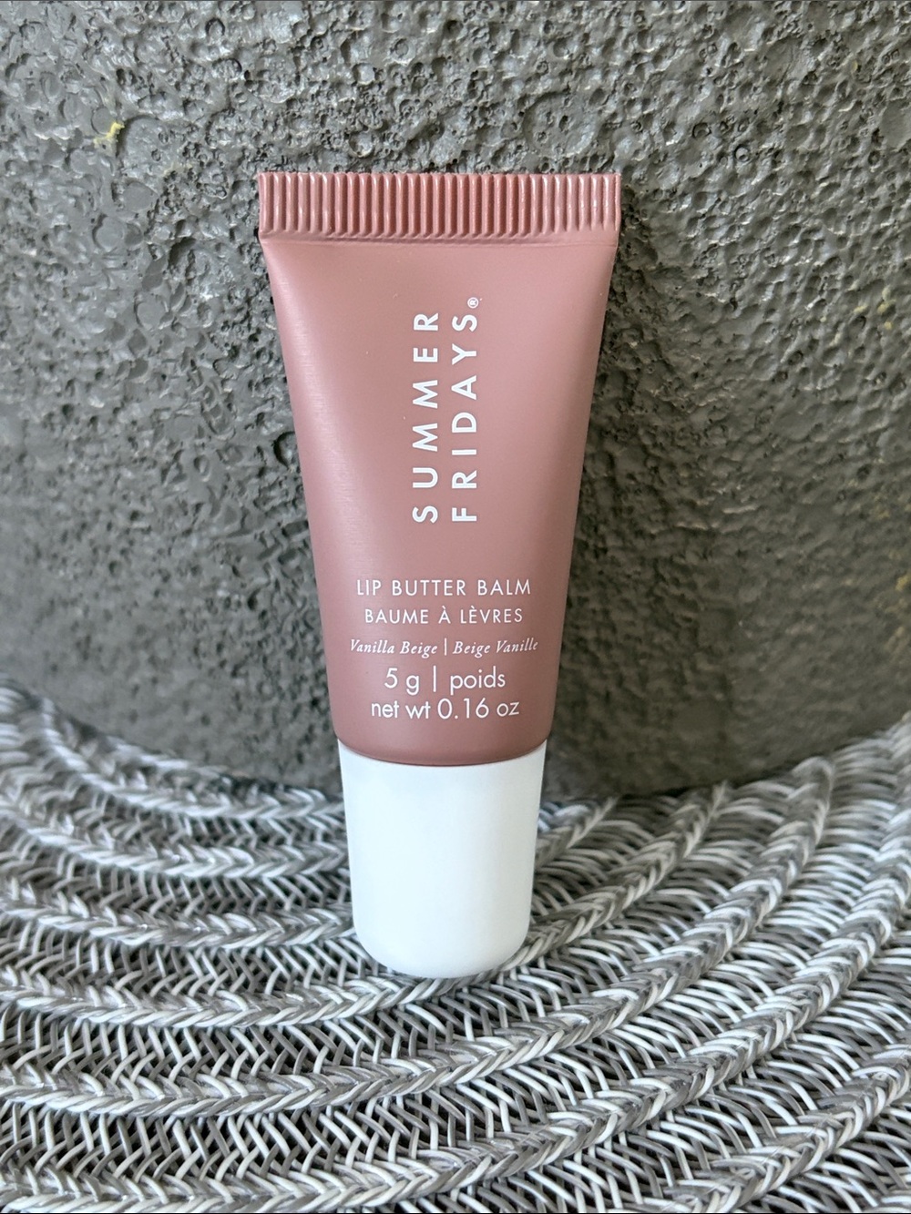 ❤️$9 NWT Summer Fridays Lip Butter Balm Vanilla Beige 5g